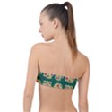 Retro 1880s Flowers Pattern 6 Classic Bandeau Bikini Top  View2