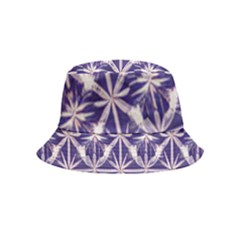 Royal Fractal Pattern 4 Inside Out Bucket Hat (kids) by violetheavensky