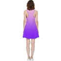 Cotton Candy Pink To Indigo Violet Linear Gradient Inside Out Racerback Dress View2