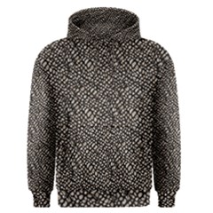 Brown Snake Pattern Men s Core Hoodie by DinkovaArt