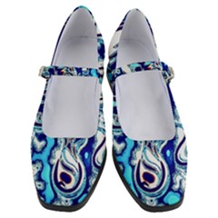 Trippy Dippy Bears Blue Dancing Greatful Dead Skull Steal Your Face Women s Mary Jane Shoes by Salmanaz77