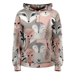 Fox Women s Pullover Hoodie by DinkovaArt