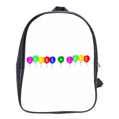 Balloons School Bag (xl) by JesusEqualsLove