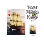 French Warship Playing Cards 54 Designs (Mini) Front - Heart3