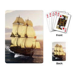 French Warship Playing Cards Single Design by gatterwe