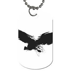 Grunge Bird Dog Tag (two Sided)  by magann