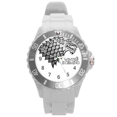 Winter Is Coming ( Stark ) 2 Plastic Sport Watch (large) by Lab80