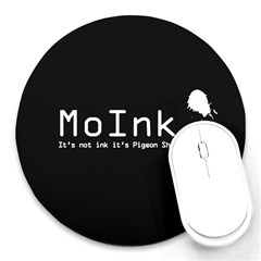 Moink Logo 8  Mouse Pad (round) by MoInkBeMoU