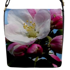 Apple Blossom  Flap Closure Messenger Bag (small) by ADIStyle