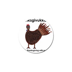 Turkey Golf Ball Marker by Thanksgivukkah