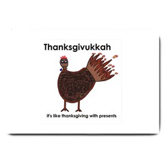 Turkey Large Door Mat by Thanksgivukkah