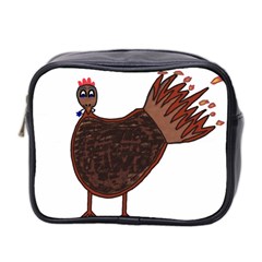 Turkey Mini Travel Toiletry Bag (two Sides) by Thanksgivukkah