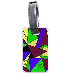 Modern Luggage Tag (one Side) by Siebenhuehner