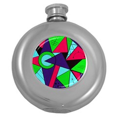 Modern Art Hip Flask (round) by Siebenhuehner