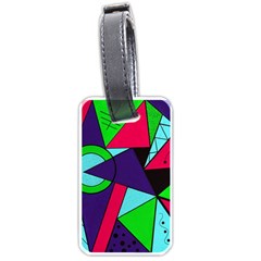 Modern Art Luggage Tag (one Side) by Siebenhuehner