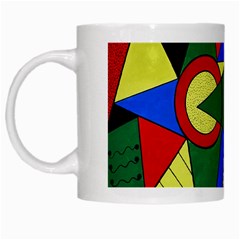 Modern Art White Coffee Mug by Siebenhuehner