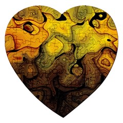 Modern Art Jigsaw Puzzle (heart) by Siebenhuehner