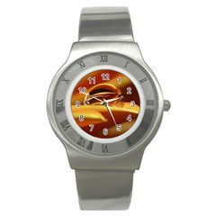 Waterdrop Stainless Steel Watch (unisex) by Siebenhuehner