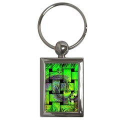 Modern Art Key Chain (rectangle) by Siebenhuehner