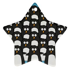 Penguin Group Star Ornament by PaolAllen