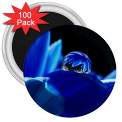 Waterdrop 3  Button Magnet (100 Pack) by Siebenhuehner