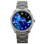 Waterdrop Sport Metal Watch Front