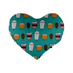 Time for coffee 16  Premium Heart Shape Cushion  Front