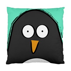 Penguin Close Up Cushion Case (single Sided)  by PaolAllen