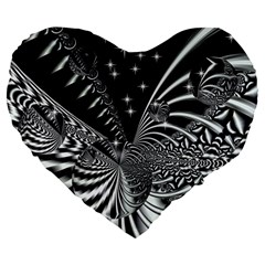 Space 19  Premium Heart Shape Cushion by Siebenhuehner