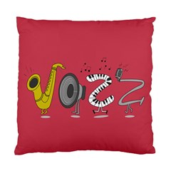 Jazz Cushion Case (single Sided)  by PaolAllen