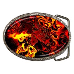 Fire Belt Buckle (oval) by Siebenhuehner