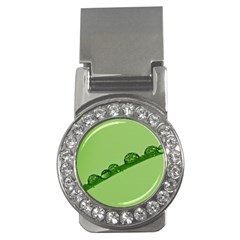 Waterdrops Money Clip (cz) by Siebenhuehner