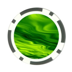 Green Poker Chip by Siebenhuehner