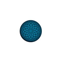 Spirograph 1  Mini Button Magnet by Siebenhuehner