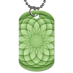 Spirograph Dog Tag (one Sided) by Siebenhuehner