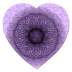 Mandala Jigsaw Puzzle (heart) by Siebenhuehner