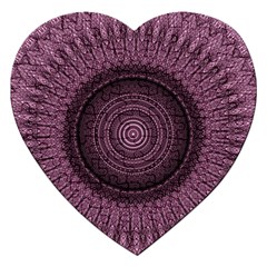 Mandala Jigsaw Puzzle (heart) by Siebenhuehner