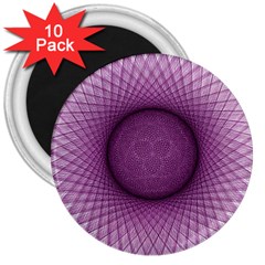 Spirograph 3  Button Magnet (10 Pack) by Siebenhuehner