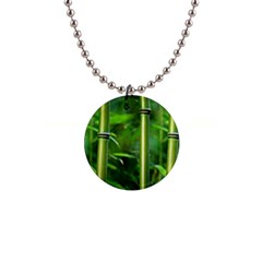 Bamboo Button Necklace by Siebenhuehner