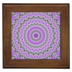 Mandala Framed Ceramic Tile by Siebenhuehner