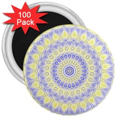 Mandala 3  Button Magnet (100 Pack) by Siebenhuehner