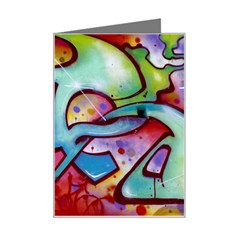 Graffity Mini Greeting Card by Siebenhuehner