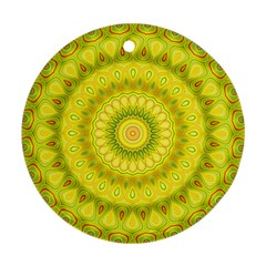 Mandala Round Ornament by Siebenhuehner