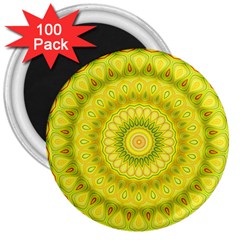 Mandala 3  Button Magnet (100 Pack) by Siebenhuehner