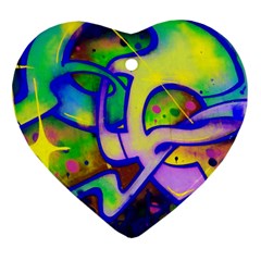 Graffity Heart Ornament by Siebenhuehner