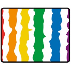 Rainbow Cake Fleece Blanket (medium) by Contest1753604