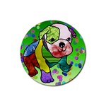 Pug Drink Coaster (Round) Front