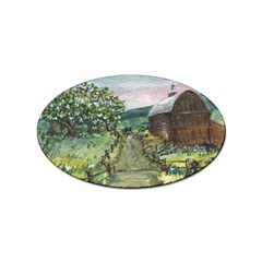  amish Apple Blossoms  By Ave Hurley Of Artrevu   Sticker (oval) by ArtRave2