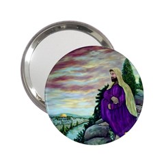 Jesus Overlooking Jerusalem - Ave Hurley - Artrave - Handbag Mirror (2 25 ) by ArtRave2