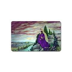 Jesus Overlooking Jerusalem - Ave Hurley - Artrave - Magnet (name Card) by ArtRave2